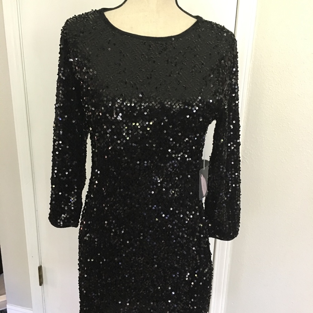 BNWT black sequin dress